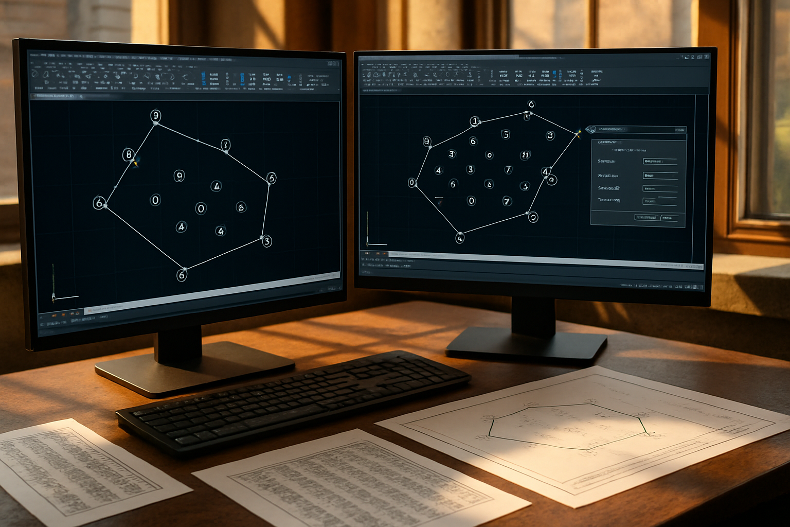 Плагин нумерации точек полигона в AutoCAD: автоматизация координатных ведомостей